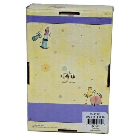 New View Gifts The Pink Dress Memo Photo Clip New - Picture 3 of 6